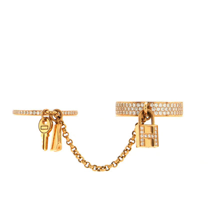 [Luna Brilliance]HM KELLY CLOCHETTE DOUBLE RING IN  WITH DIAMONDS