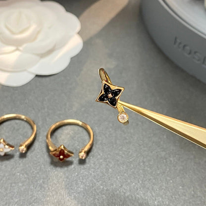 [Luna Brilliance]STAR 1 DIAMOND OPEN RING
