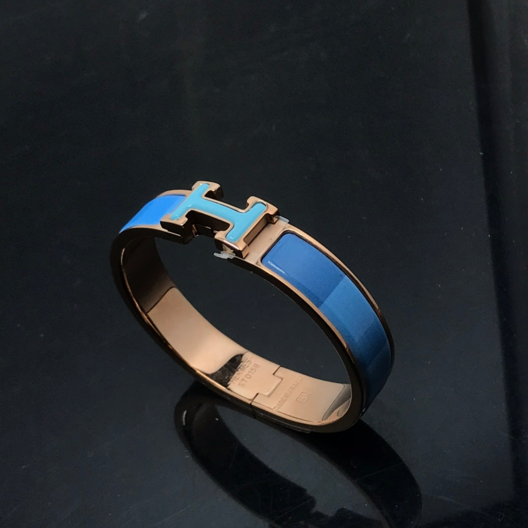 [Luna Brilliance]H BRACELET BLUE RAINBOW CERAMIC