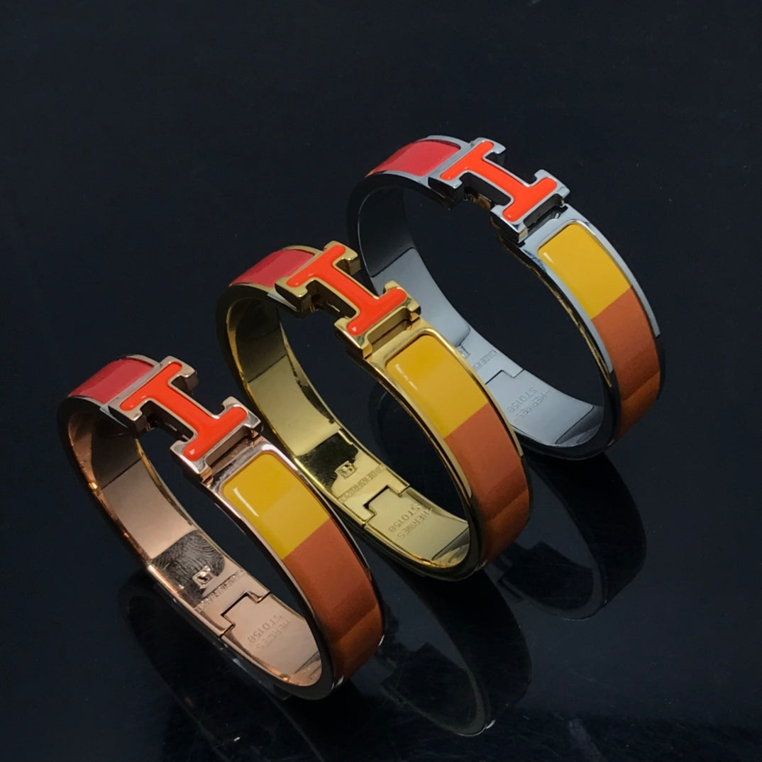[Luna Brilliance]H BRACELET ORANGE RAINBOW CERAMIC