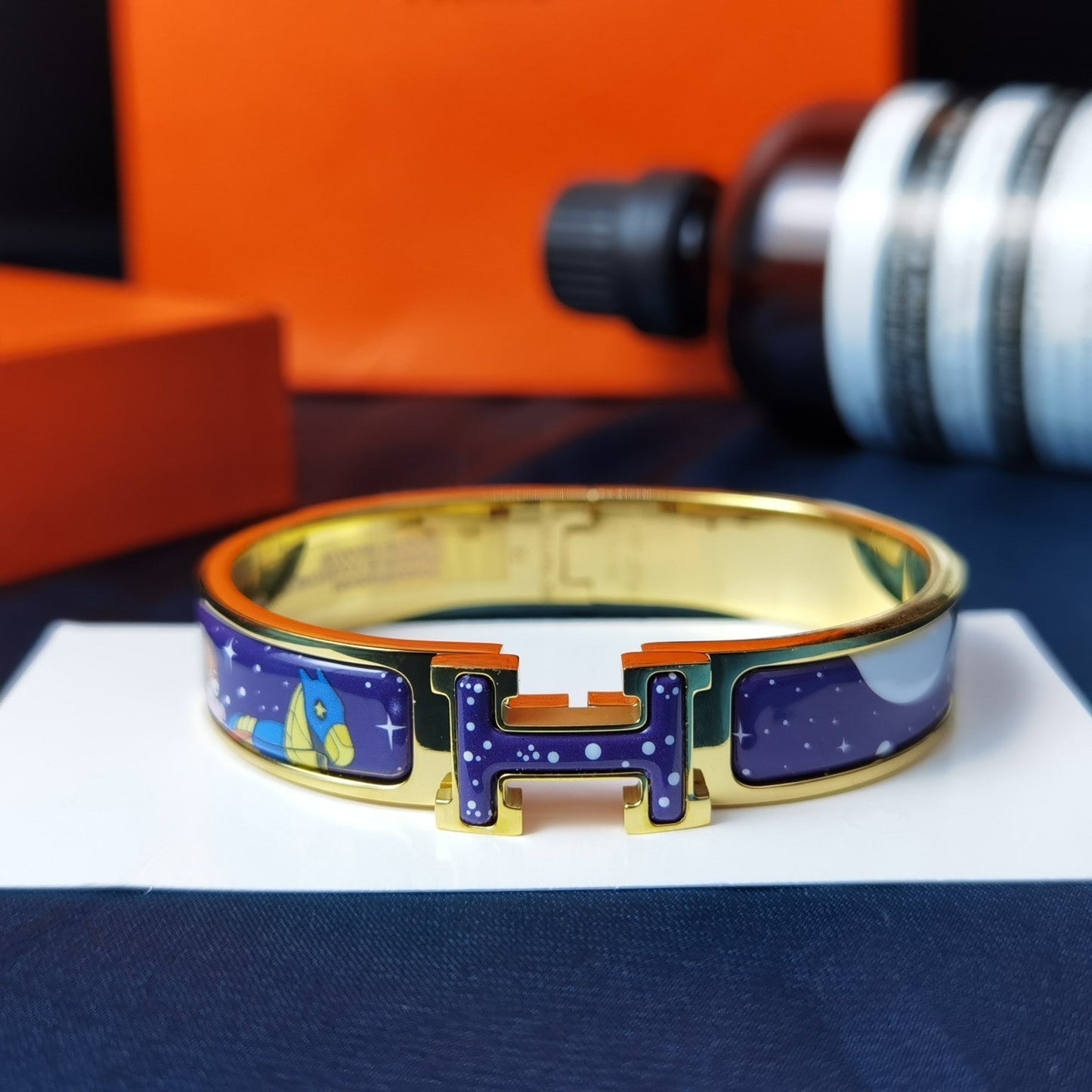 [Luna Brilliance]H STAR AND MOON BRACELET 12MM