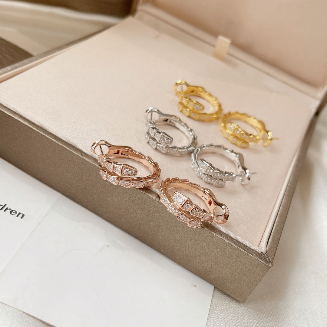 [Luna Brilliance]SERPENTI EARRINGS DIAMOND