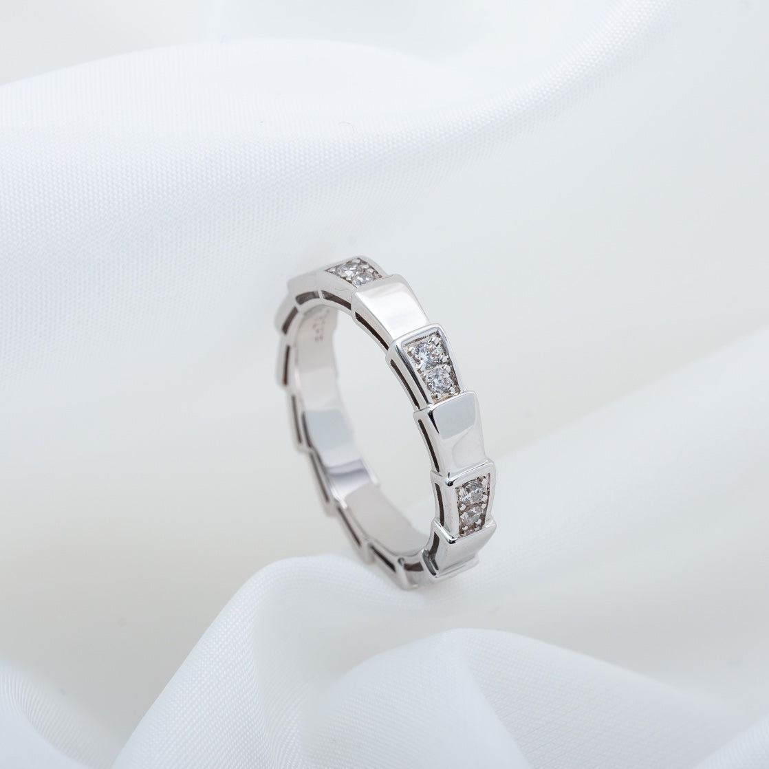 [Luna Brilliance]SERPENTI RING SILVER  3MM