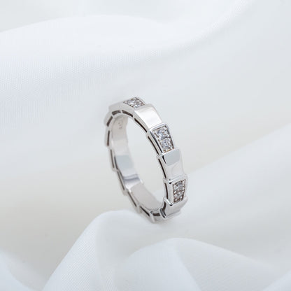 [Luna Brilliance]SERPENTI RING SILVER  3MM
