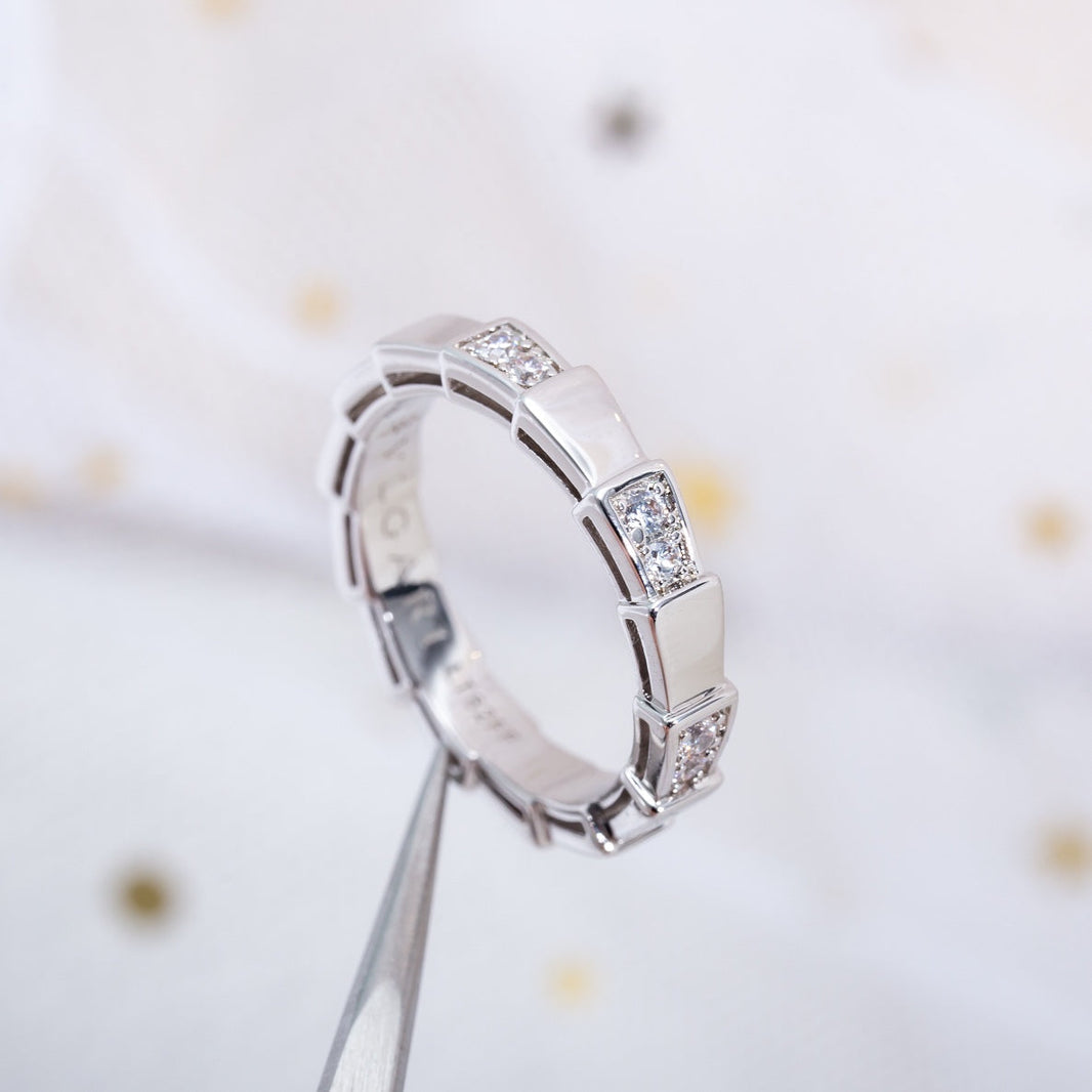 [Luna Brilliance]SERPENTI RING SILVER  3MM
