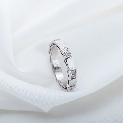 [Luna Brilliance]SERPENTI RING SILVER  3MM