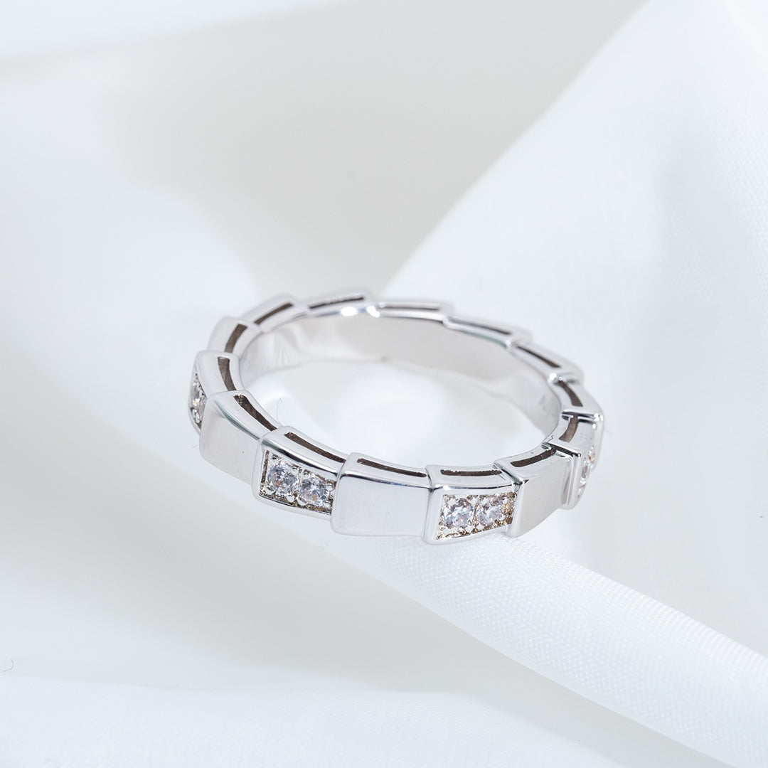 [Luna Brilliance]SERPENTI RING SILVER  3MM