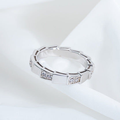[Luna Brilliance]SERPENTI RING SILVER  3MM