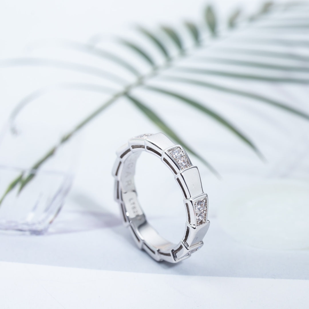 [Luna Brilliance]SERPENTI RING SILVER  3MM