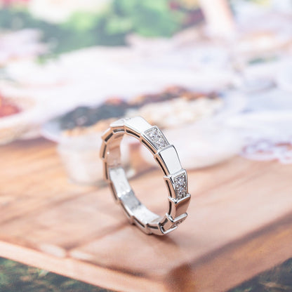 [Luna Brilliance]SERPENTI RING SILVER  3MM