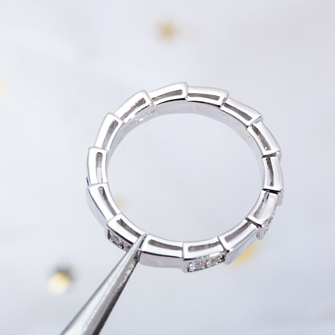 [Luna Brilliance]SERPENTI RING SILVER  3MM