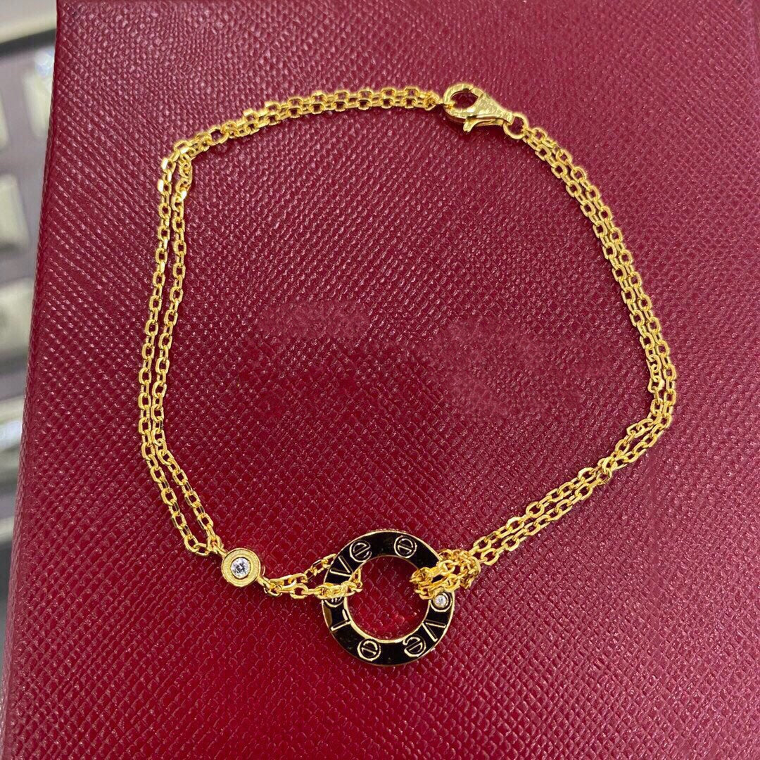 [Luna Brilliance]LOVE BRACELET 2 DIAMOND