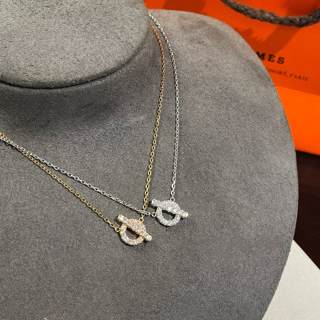 [Luna Brilliance]ECHAPEE NECKLACE DIAMOND