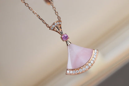 [Luna Brilliance]DREAM NECKLACE PINK MOP DIAMOND