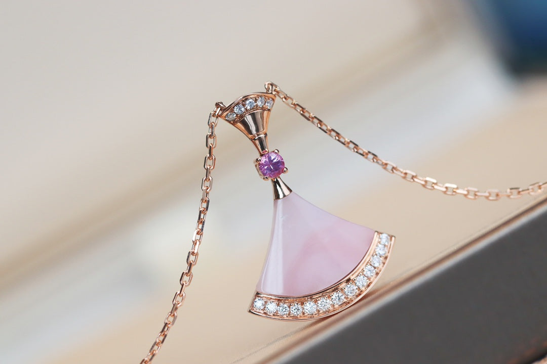 [Luna Brilliance]DREAM NECKLACE PINK MOP DIAMOND