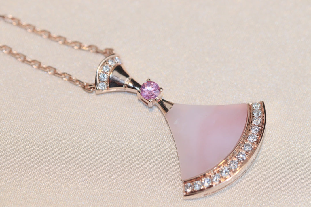 [Luna Brilliance]DREAM NECKLACE PINK MOP DIAMOND