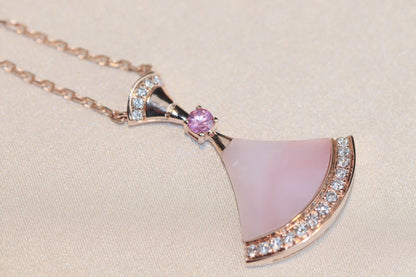 [Luna Brilliance]DREAM NECKLACE PINK MOP DIAMOND