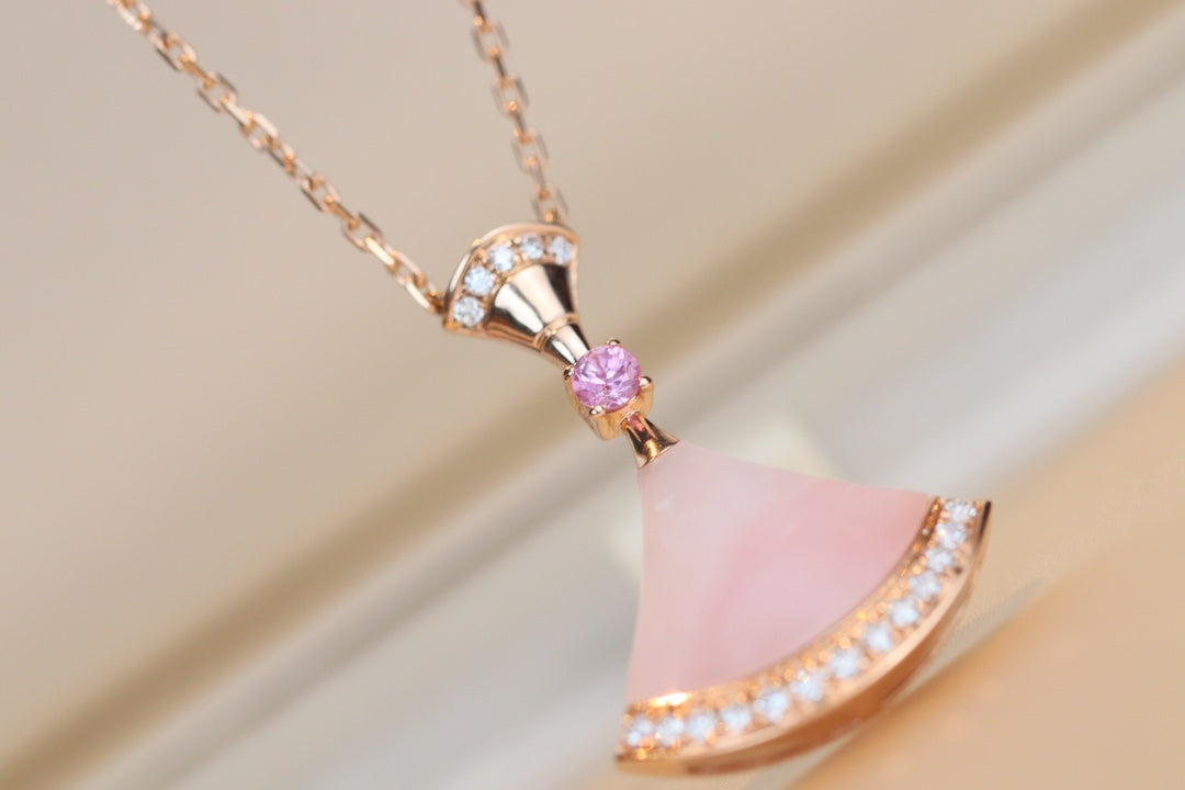 [Luna Brilliance]DREAM NECKLACE PINK MOP DIAMOND
