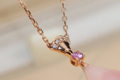 [Luna Brilliance]DREAM NECKLACE PINK MOP DIAMOND