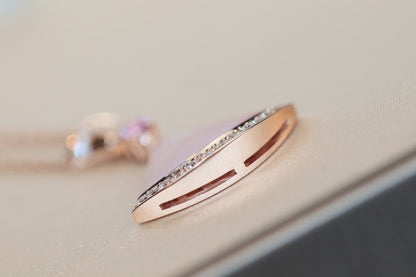 [Luna Brilliance]DREAM NECKLACE PINK MOP DIAMOND