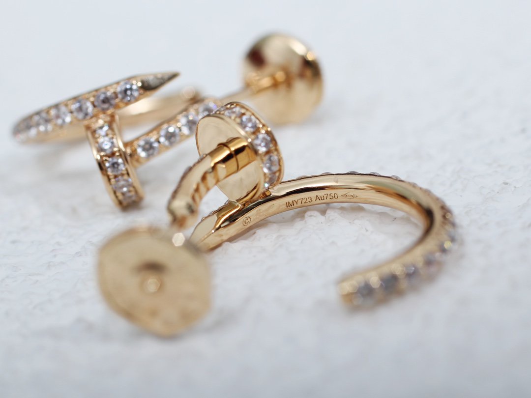 [Luna Brilliance]JUSTE EARRINGS 12.75MM PINK GOLD DIAMOND
