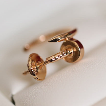 [Luna Brilliance]JUSTE EARRINGS PINK GOLD