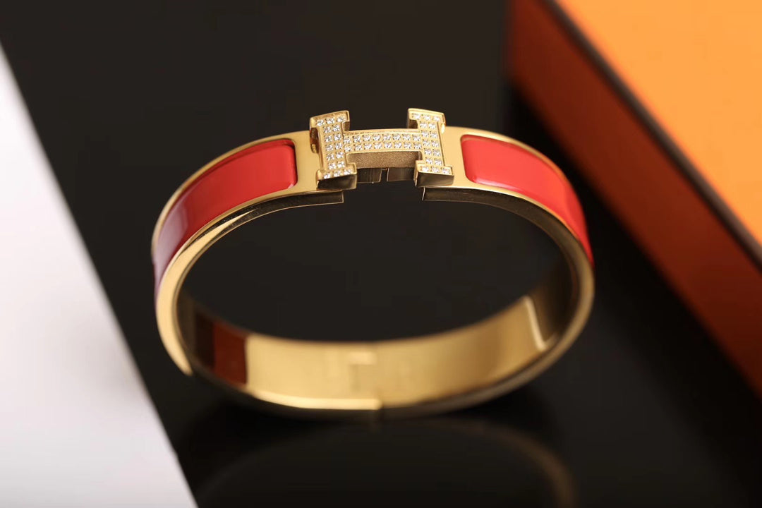 [Luna Brilliance]H BRACELET GOLD DIAMOND