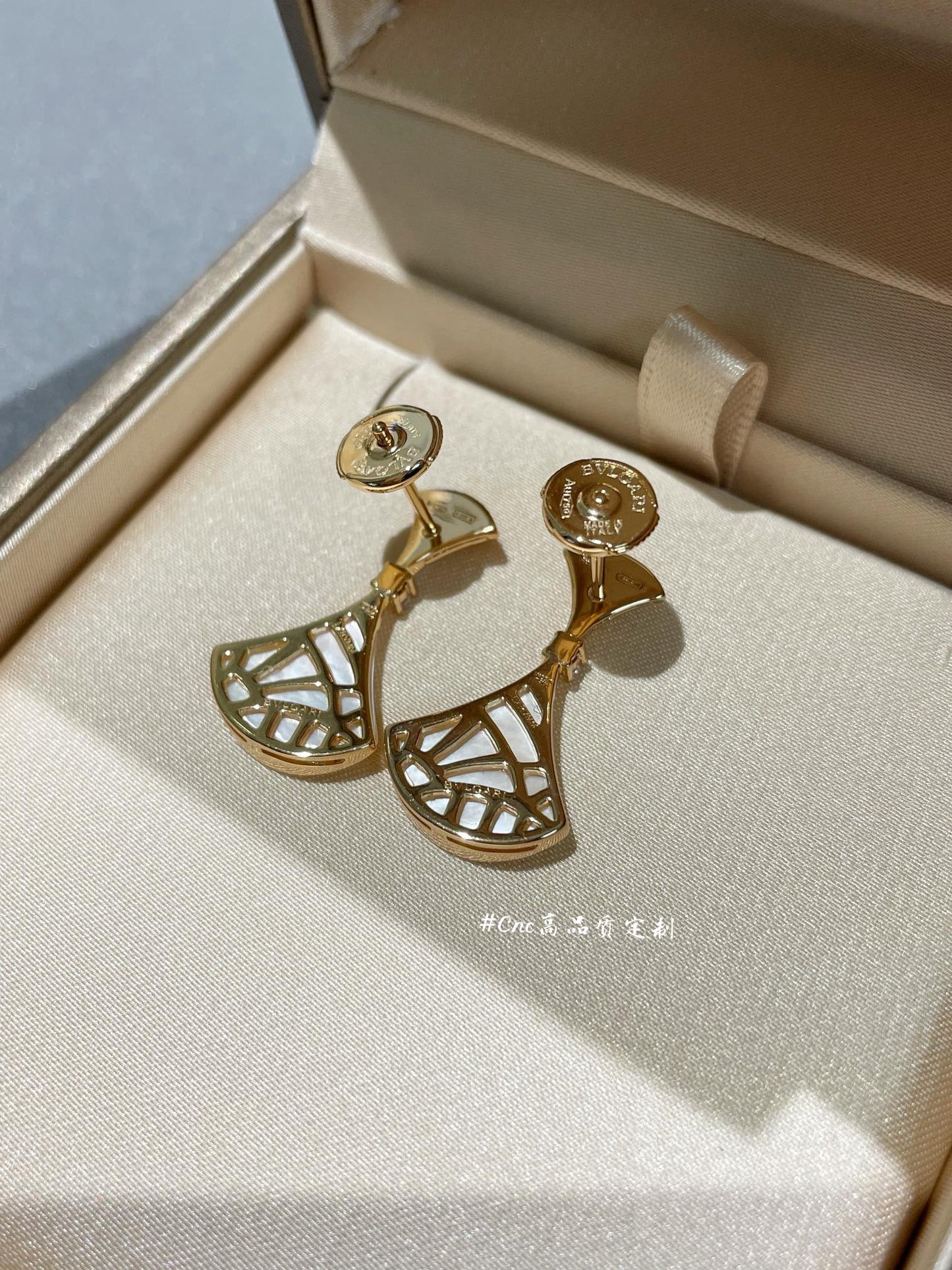 [Luna Brilliance]DREAM MOP 1 DIAMOND EARRINGS