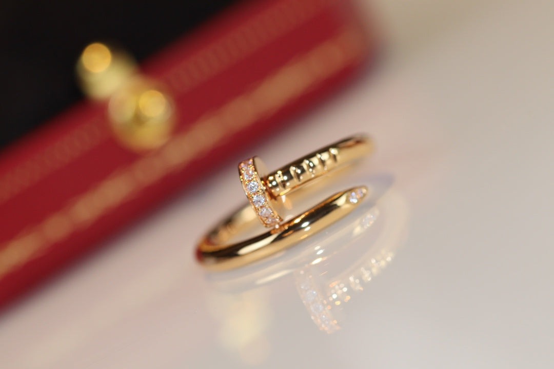 [Luna Brilliance]JUSTE RING 2.65MM GOLD DIAMOND