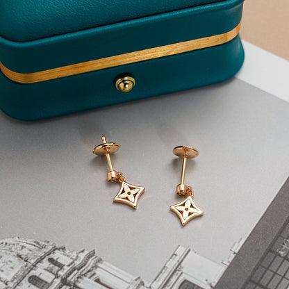 [Luna Brilliance]STAR EARRINGS GOLD