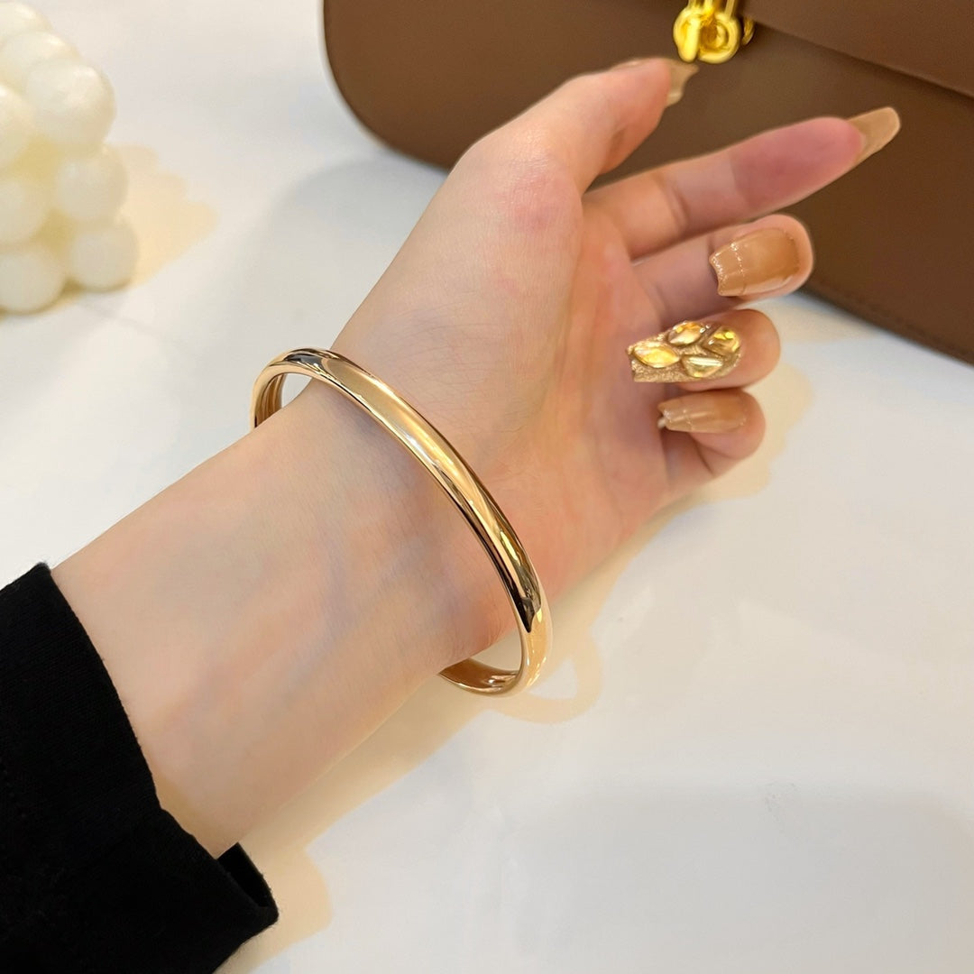 [Luna Brilliance]PANTHERE GOLD DIAMOND OPEN BRACELET