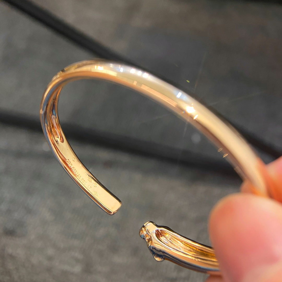 [Luna Brilliance]PANTHERE GOLD OPEN BRACELET