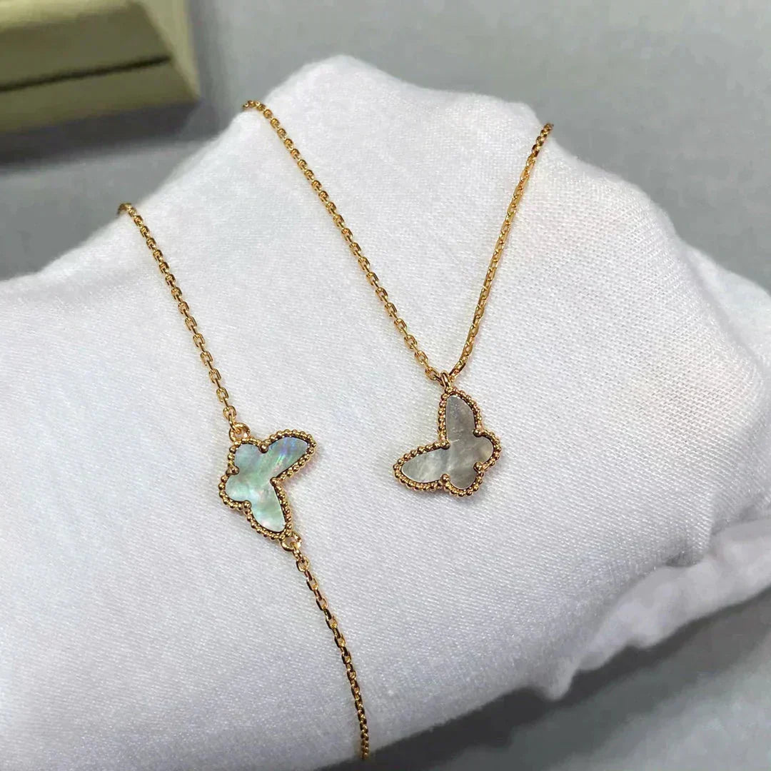 [Luna Brilliance]BUTTERFLY DARK MOP BUTTERFLY BRACELET