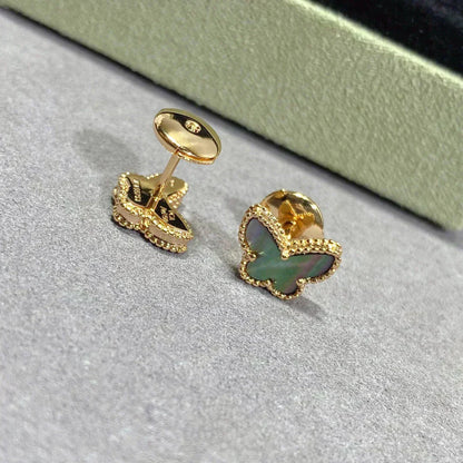 [Luna Brilliance]BUTTERFLY DARK MOP  EARRINGS