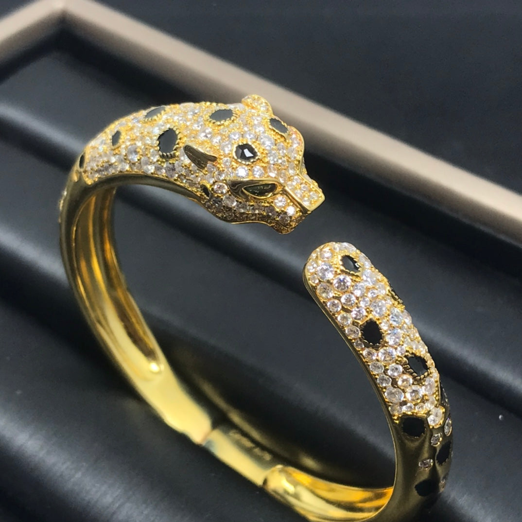[Luna Brilliance]PANTHERE BIG BRACELET DIAMONDS