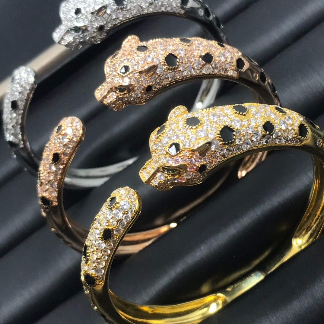 [Luna Brilliance]PANTHERE BIG BRACELET DIAMONDS