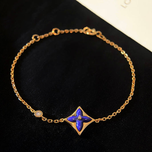 [Luna Brilliance]COLOR STAR PINK GOLD DIAMOND BRACELET