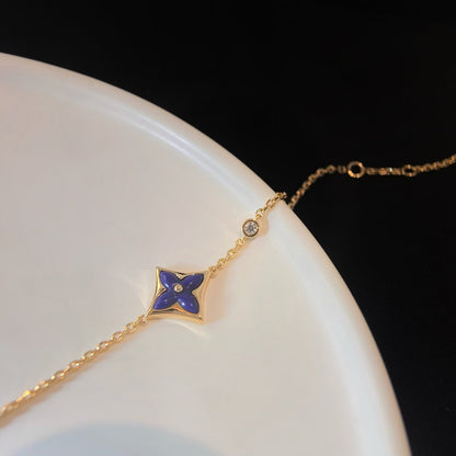 [Luna Brilliance]COLOR STAR PINK GOLD DIAMOND BRACELET