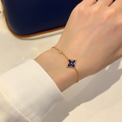[Luna Brilliance]COLOR STAR PINK GOLD DIAMOND BRACELET