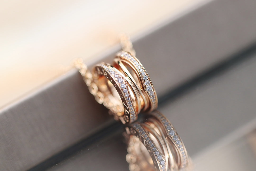 [Luna Brilliance]ZERO 1 PINK GOLD NECKLACE