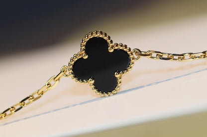 [Luna Brilliance]CLOVER 20 MOTIFS ONYX ROSE GOLD