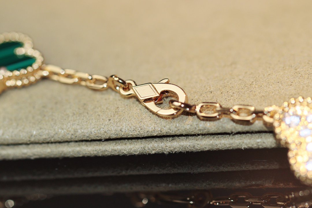 [Luna Brilliance]CLOVER 20 MOTIFS ONYX ROSE GOLD