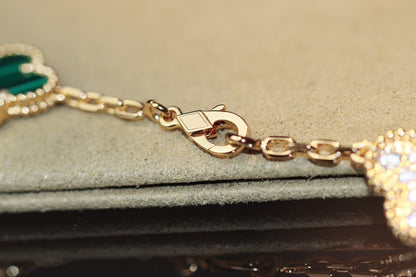 [Luna Brilliance]CLOVER 20 MOTIFS ONYX ROSE GOLD