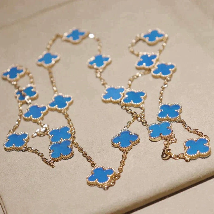 [Luna Brilliance]CLOVER 20 MOTIFS TURQUOISE GOLD