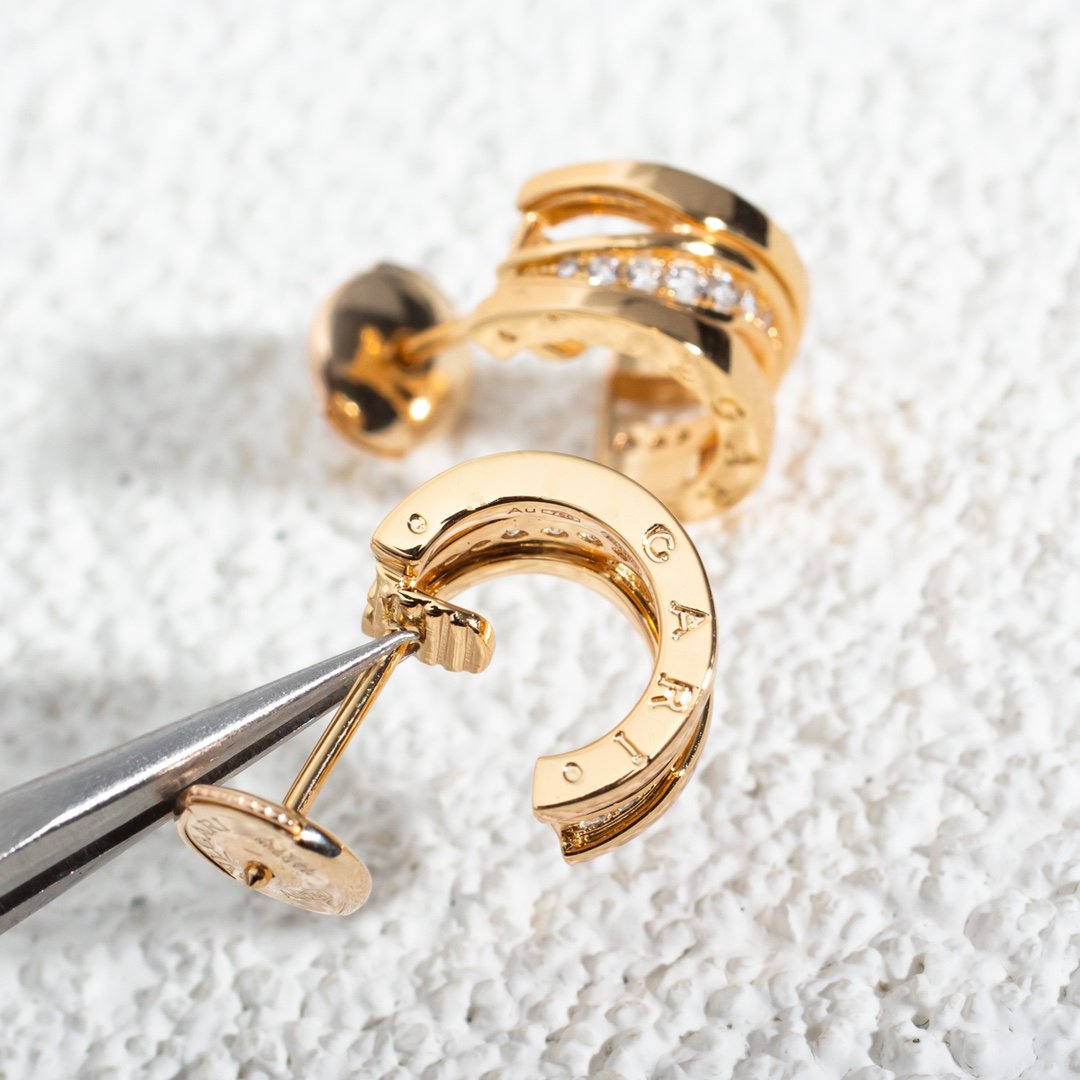 [Luna Brilliance]ZERO 1 PINK GOLD DIAMONDS EARRINGS