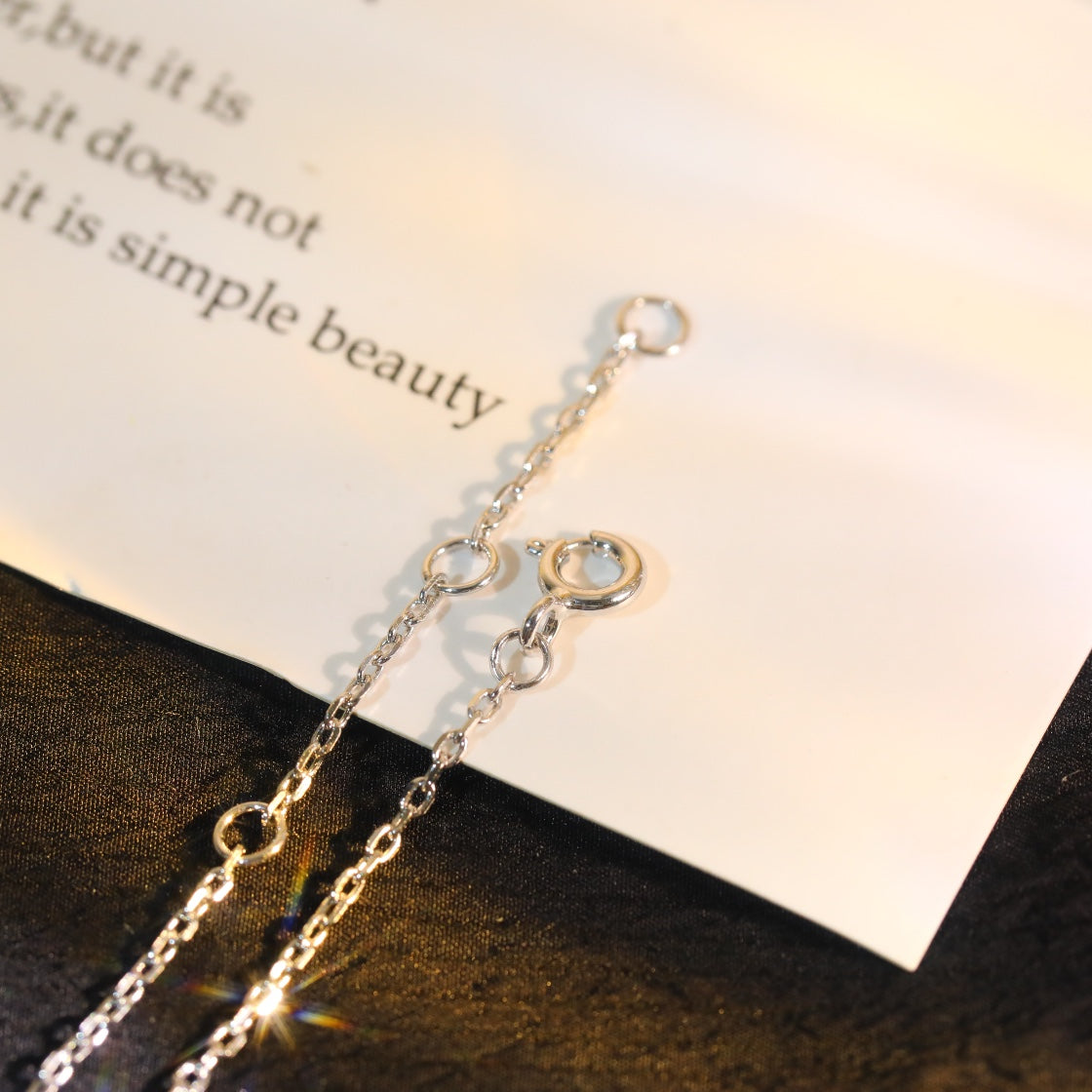 [Luna Brilliance]SUN MOTIF PINK MOP SILVER BRACELET
