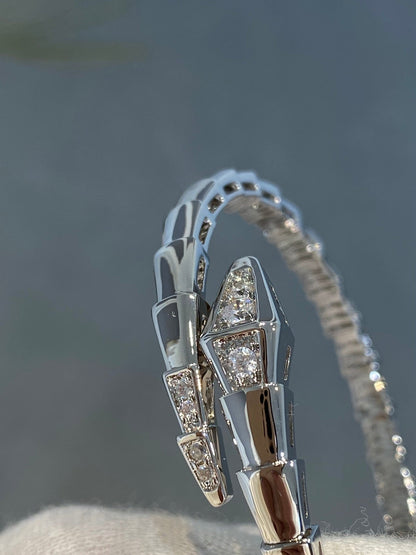 [Luna Brilliance]SERPENTI BRACELET DIAMONDS SILVER