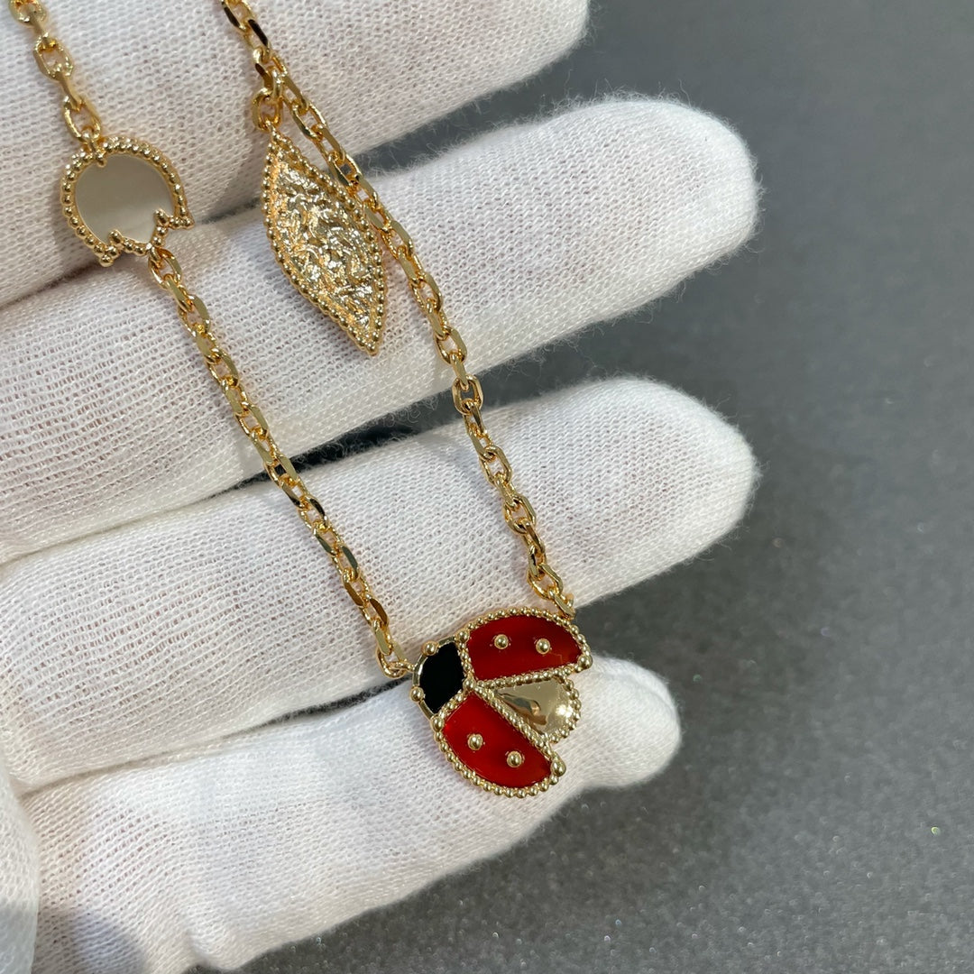 [Luna Brilliance]LUCKY SPRING 15 MOTIFS GOLD NECKLACE