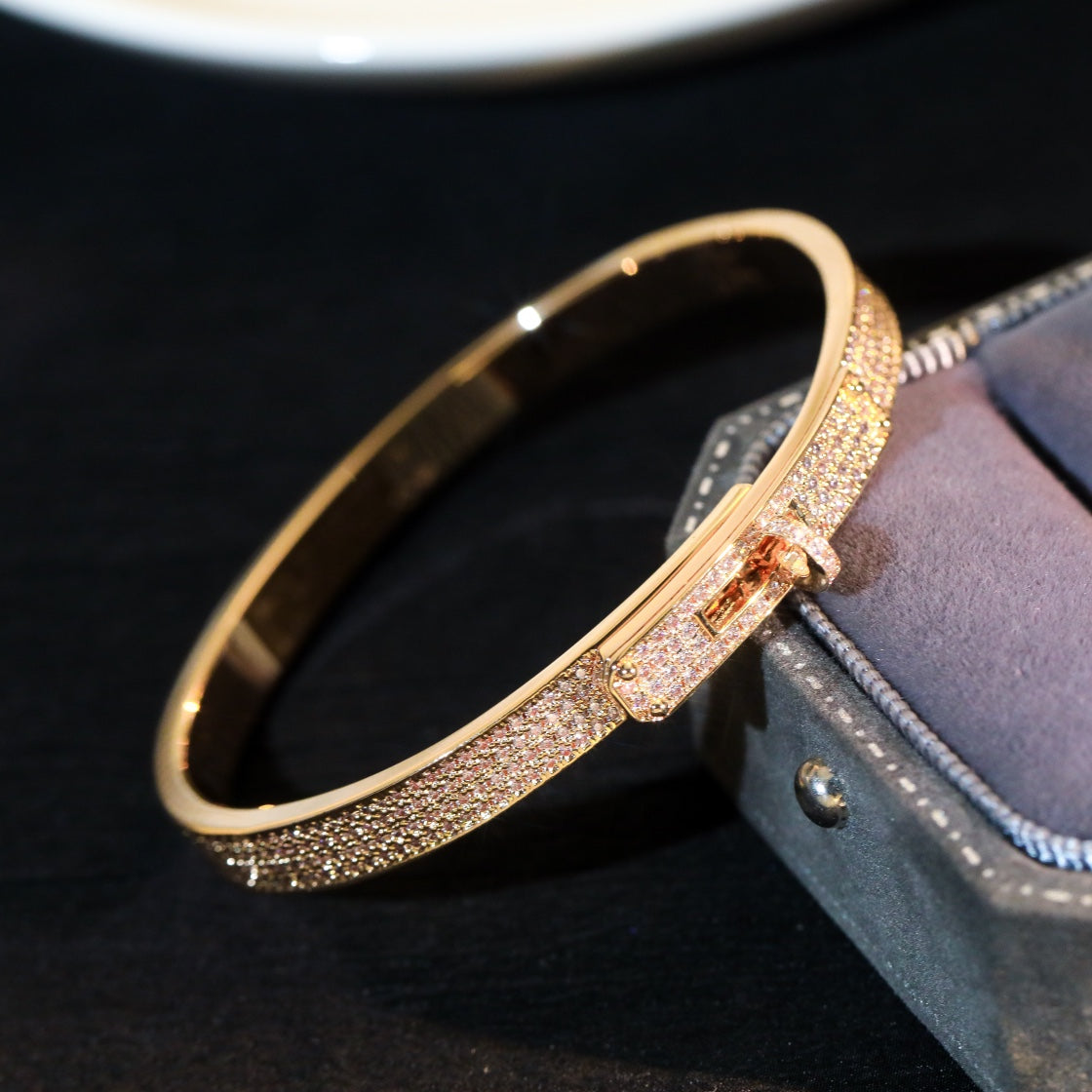 [Luna Brilliance]KELLY BRACELET DIAMOND PAVED