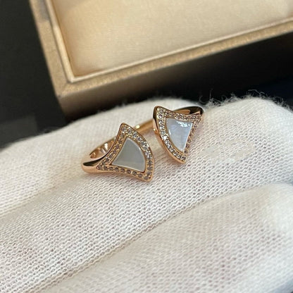 [Luna Brilliance]DREAM MOP DIAMOND OPEN RING